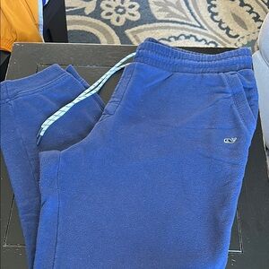 Vineyard Vines Navy Joggers with Elastic Waistband